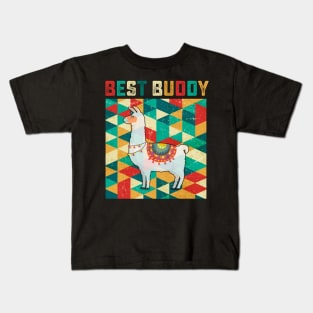 Best Buddy Llama Kids T-Shirt